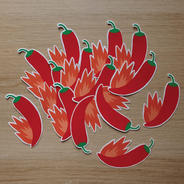 Légèrement pimenté - Sticker