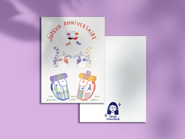 Anniversaire acolyte - Carte