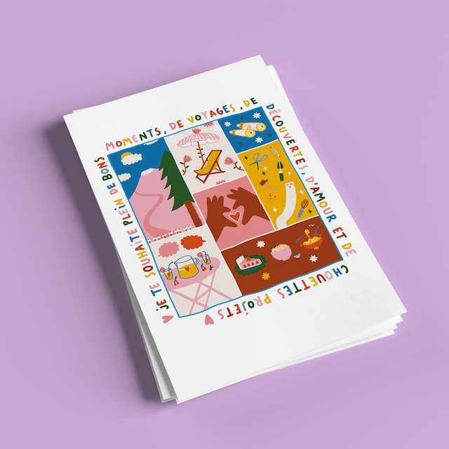 Le souhait - Carte