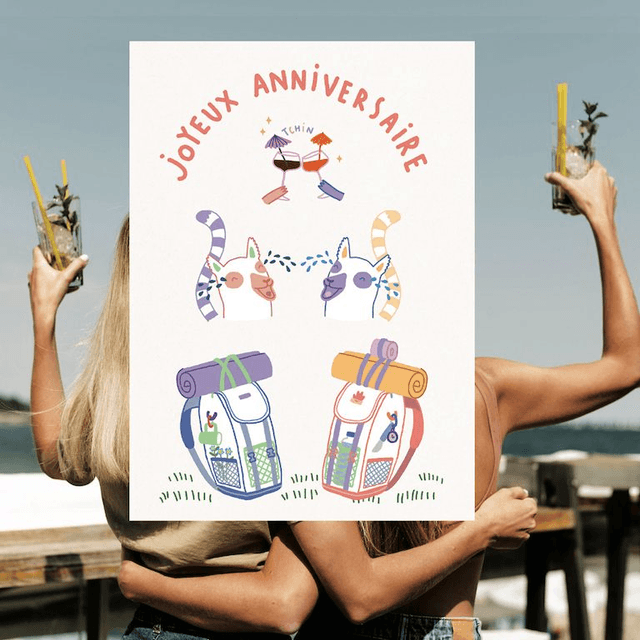 Anniversaire acolyte - Carte