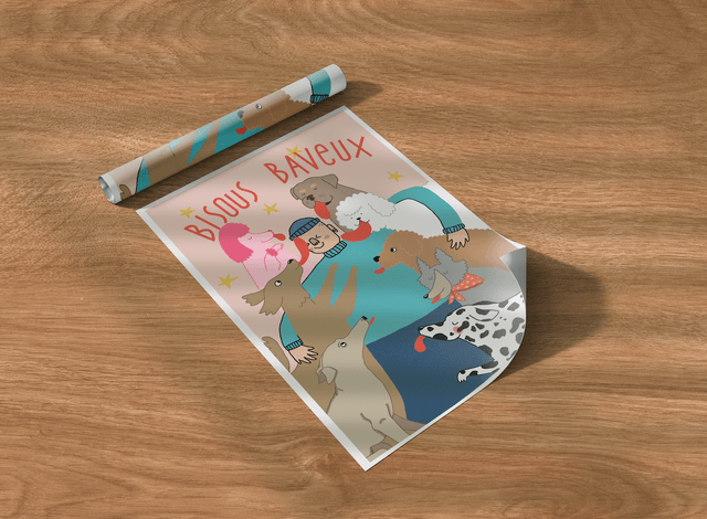 Bisous baveux - Affiche
