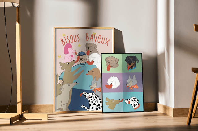 Bisous baveux - Affiche