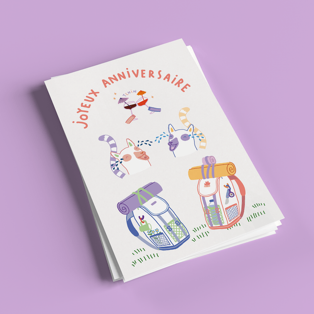 Anniversaire acolyte - Carte