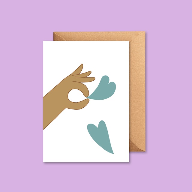 Envolée d'amour - Carte