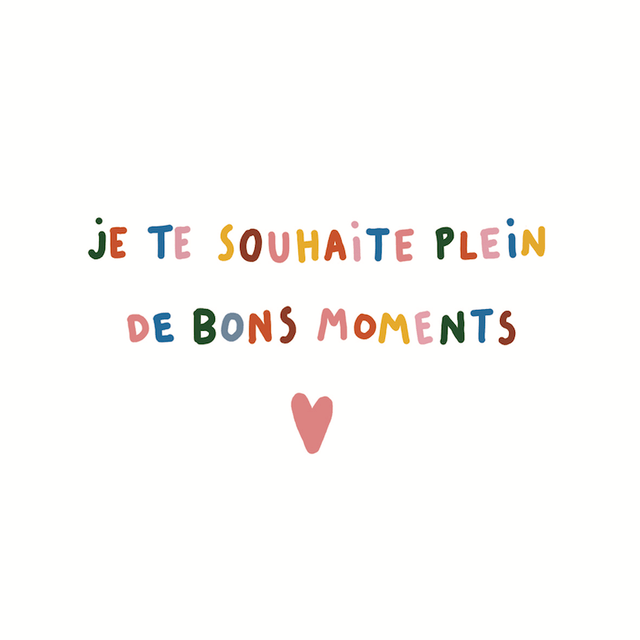 Le souhait - Carte
