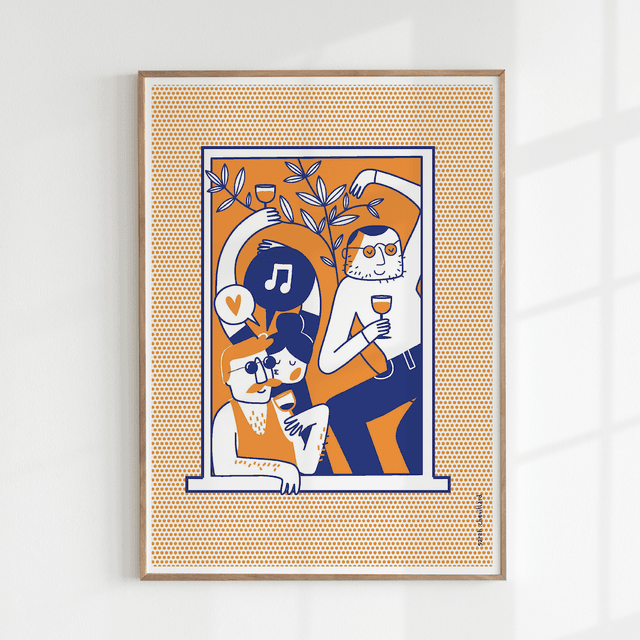 Apéro à la fenêtre - Affiche